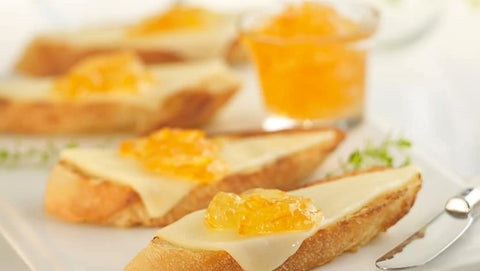 Cheese Apricot Crostini