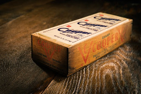 block of Cooper cheese