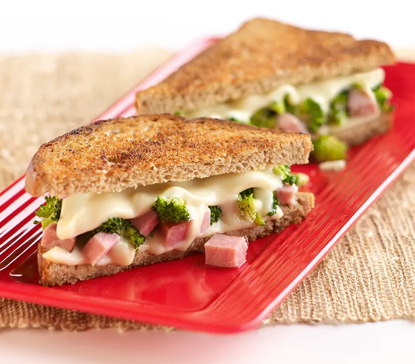 Cooper® Broccoli and Ham Grilled Cheese Cooper Cheese