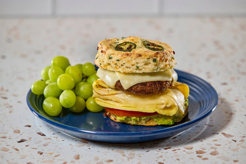 Jalapeno Biscuit Breakfast Sandwich
