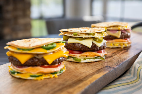 Cooper® Cheese Cheeseburger Quesadilla Mashup