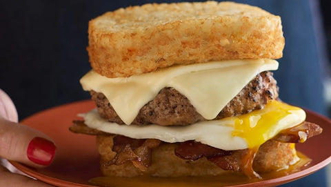 Bye, Bye Boring Bun. Get This Delectable Hash Brown Sandwich